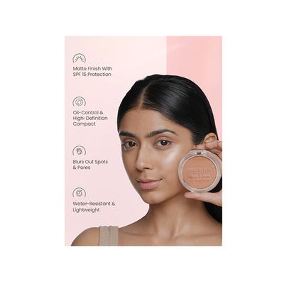 Swiss Beauty Prime and Fine Matte Pressed Powder - (Classic Ivory ) 8 gm - Compact Powder