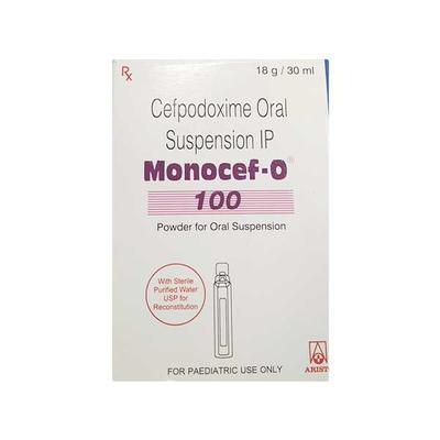 MONOCEF O 100 Oral Suspension 30ml - Bacterial Infections-Cep