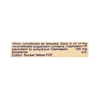 SPORIDEX 125mg Oral Suspension 30ml - Bacterial Infections-Cep