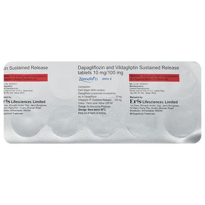 ZOMELIS D Tablet 10's - Diabetes-Ant