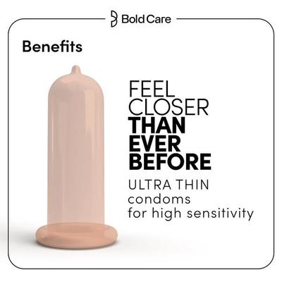 Bold Care 404 by Bold Care Ultra Thin - Chocolate Flavored Condoms (Pack of 3 x 10) - Plain/Flavoured Condoms