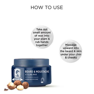The Beard Story Beard & Moustache Styling Wax 45 gm - Beard Wax