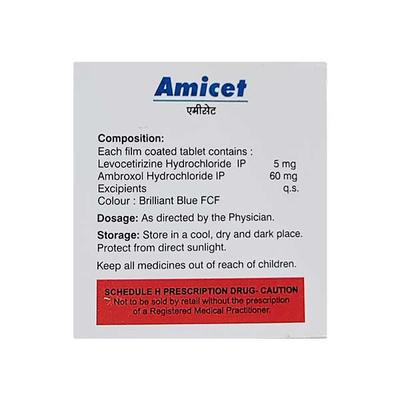 Amicet Tablet 10'S - Allergies-Ant