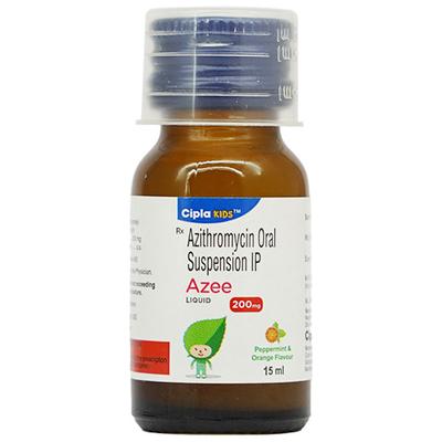 Azee 200mg Peppermint Flavour Dry Syrup 15ml - Bacterial Infections-Mac