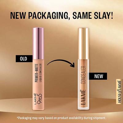Lakme 9to5 Powerplay Priming Concealer ,Built in Primer, Hydrating, 34 Almond, 5.4ml - Concealer