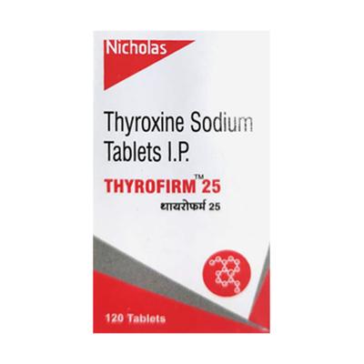 THYROFIRM 25 Tablet 120's - Hypothyroidism