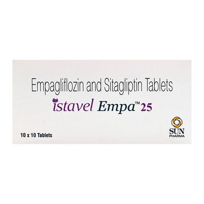 ISTAVEL EMPA 25 Tablet 10's - Diabetes-Ant