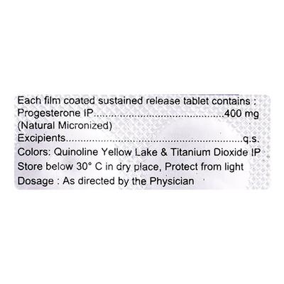 Naturogest SR 400mg Tablet 10'S - Hormonal Therapy-Oes