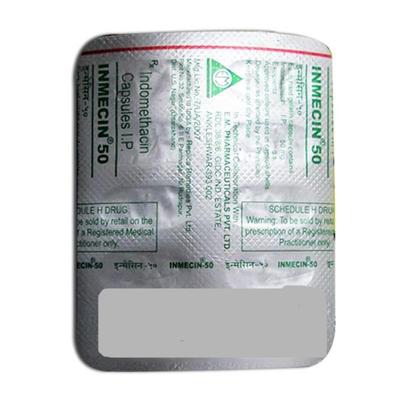INMECIN 50 Capsule 10's - Pain relief-Nsa