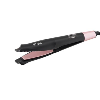 Vega Glam Up 2 In 1 Twisted Hair Styler- Straightener and Curler, (VHSC-05) 455 gm - Straighteners