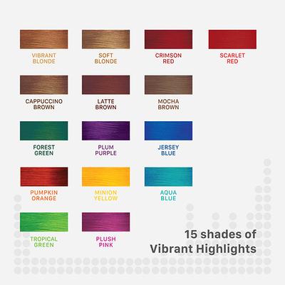 Streax Ultralights Hair Colour Highlight Kit, Orange Hair Colour, Pumpkin Orange, 1's - Crème