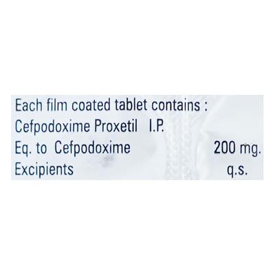 Docser 200mg Tablet 10'S - Bacterial Infections-Cep