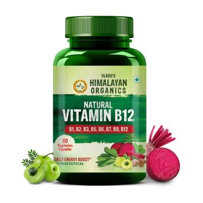 Vlado's  Himalayan Organics Plant Based Vitamin B12 Veg Capsules 60's - Multi-Vitamins