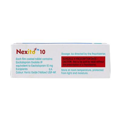 NEXITO 10 Tablet 15's - Depression-Ant