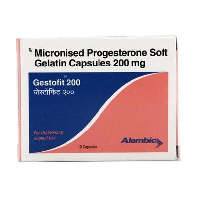 Gestofit 200mg Capsule 10'S - Hormonal Therapy-Oes