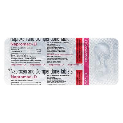 NAPROMAC D Tablet 10's - Pain relief-Nsa