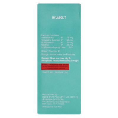 Dylasol T Syrup 100ml - Cough And Cold-Cou