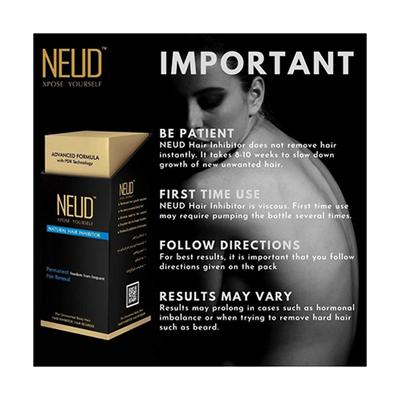 NEUD NATURAL HAIR INHIBITOR 80 gm - Hair Brushes