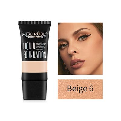Miss Rose Matte Finish Liquid Foundation Tube Ivory 7601 - 009N 06 20 gm - Foundation