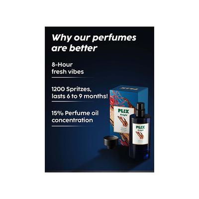 PLIX Mood Range Knight Perfume for Date Night - Perfect for Date & Romantic Evening, Long Lasting Fresh Saffron & Oud Fragrance 100 ml - Perfumes (Edt/Edp)