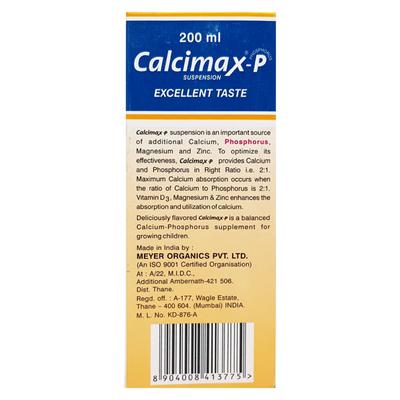 Calcimax P Suspension 200ml - Supplements-Cal