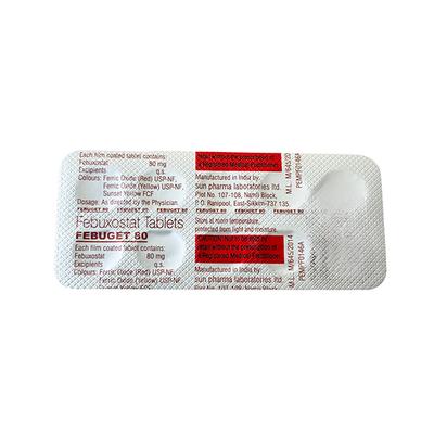 Febuget 80mg Tablet 10'S - Gout