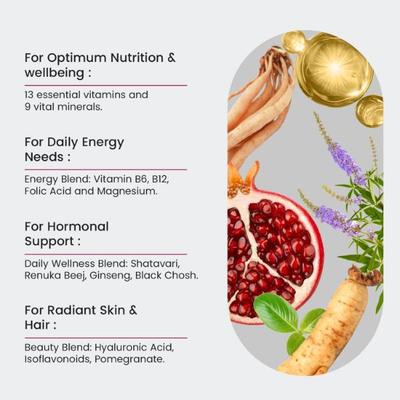 Neuherbs True Vitamin Women Tablets 60's - Multi-Vitamins