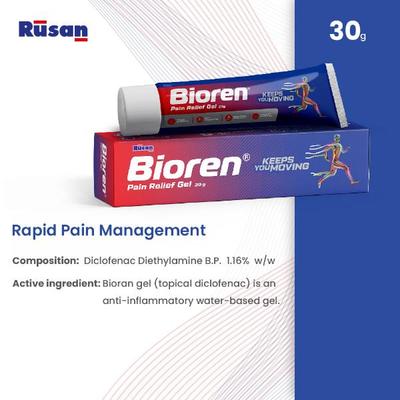 Rusan Bioren Pain Relief Gel 30 g - Gel/Cream
