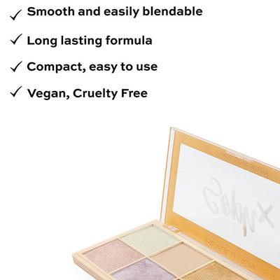 Makeup Revolution Soph Highlighter Palette 16 gm - Face Palettes