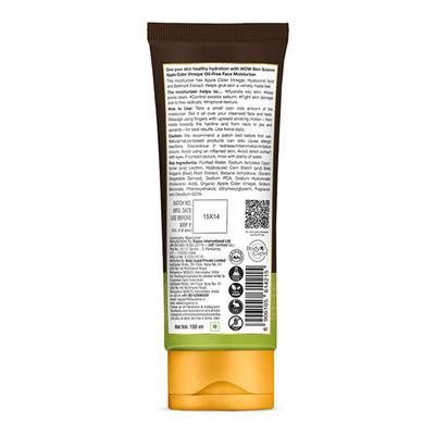 Wow Life Science Organic Apple Cider Vinegar Face Moisturizer 100 ml - Day Cream