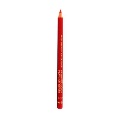 Fashion Colour Satin Smooth Lip Definer, 8 Fire Fly 1.41 gm - Lip Liners