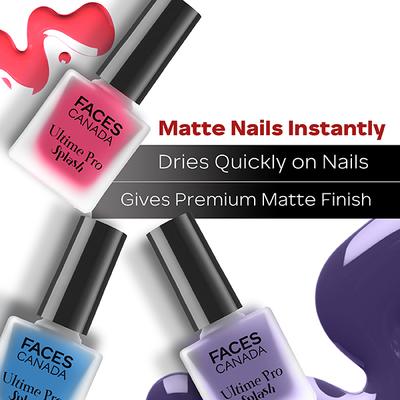 Facescanada Ultime Pro Splash Nail Enamel Mint Icing M10 8ml - Nail Polish