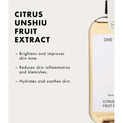 ONE THING Citrus Unshiu Fruit Extract 150 ml - Toners