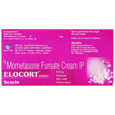 ELOCORT Cream 10gm - Skin Infections-Toc
