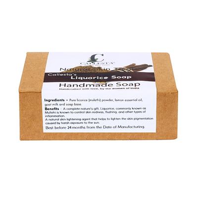 Callesta Liquorice Skin Lightening Soap 100 gm - Soaps
