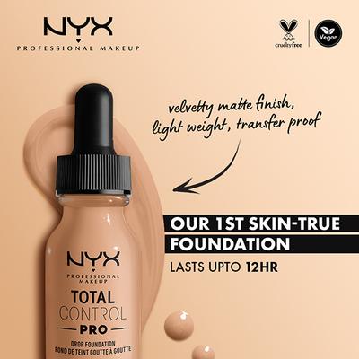 Nyx Professional Makeup Total Control Pro Drop Foundation - Natural 13 ml - Foundation