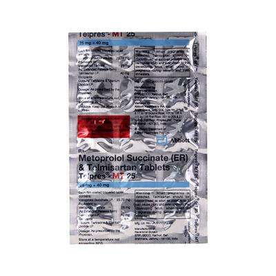 Telpres Mt 25Mg Tablet 15's - Hypertension-Ang