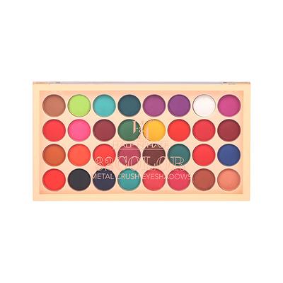 Half N Half 32 Colour Metal Crush Eyeshadows, Multicolor - 02 36 gm - Eye Shadow Palettes