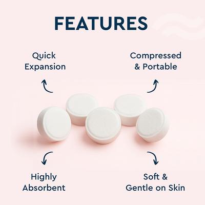 Gubb Compressed Towels for Face - 30 Pcs 1's - Cotton Balls