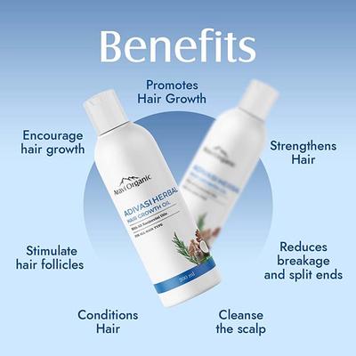 Aravi Organic Adivasi Herbal Hair Growth Carrier Hair Oil 200 ml - Hair Oils