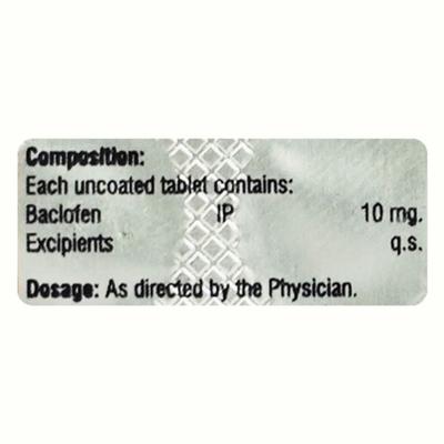 BACLOVAC 10 Tablet 10's - Muscle Cramps/Spasticity-Mus