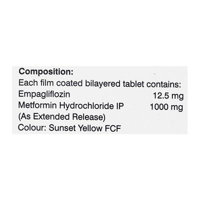 EMPIFORD 12.5 M FORTE Tablet 10's - Diabetes-Ant