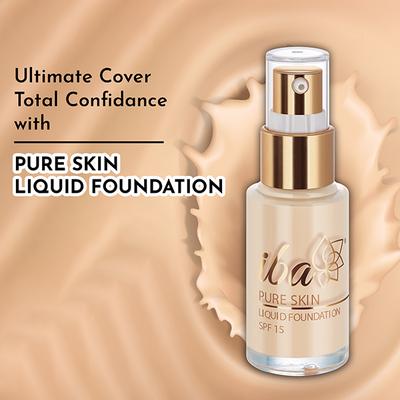 Iba Pure Skin Liquid Foundation SPF 15 04 Snow White 30ml - Foundation