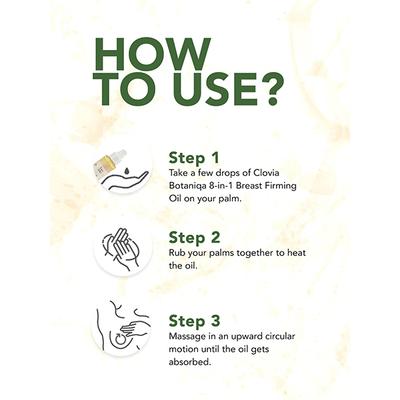 Clovia Botaniqa 8-in-1 Breast Firming Oil 100 ml - Breast Firming Gel