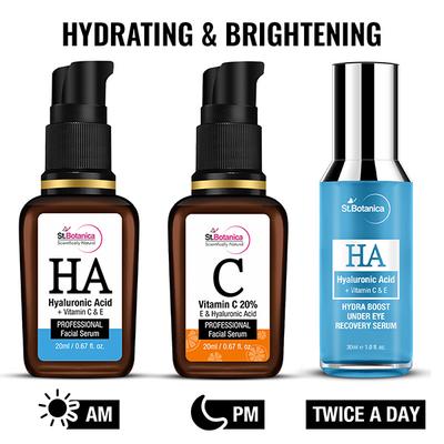 Stbotanica Hydrating & Brightening Combo 70 ml - Face Moisturizers