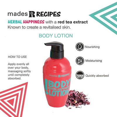 MADES Recipes Herbal Happiness Body Lotion 350 ml - Lotions & Creams