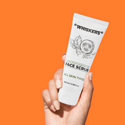 Whiskers Aloe Vera Face Scrub 100 ml - Scrubs & Exfoliants
