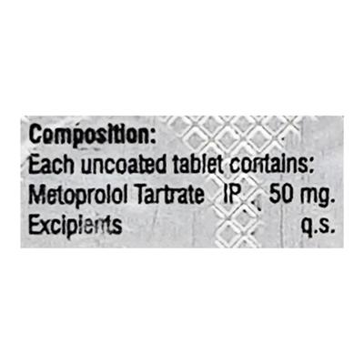 METOPOLE 50mg Tablet 10's - Hypertension-Bet