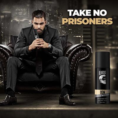 Beardo Long Lasting No Gas Perfume Body Spray Most Wanted - Don 120ml - Men Perfumes (Edt/Edp)