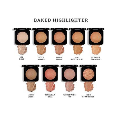 PAC Baked Highlighter 04 Blind Bling 7.5 gm - Highlighters & Illuminators
